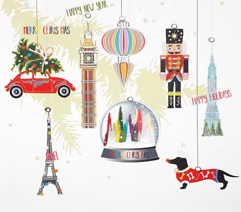 Pop Montage Christmas Boxed Cards