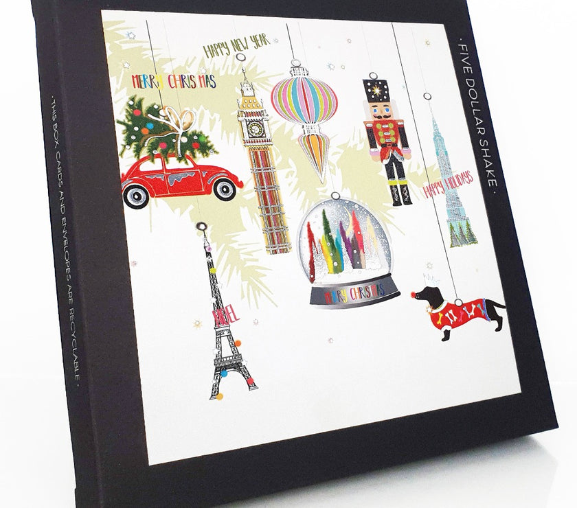 Pop Montage Christmas Boxed Cards