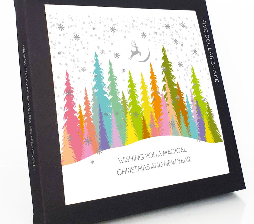 Pop Magical Forest Christmas Boxed Cards