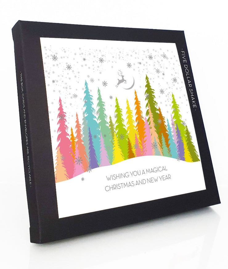 Pop Magical Forest Christmas Boxed Cards