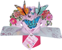 Pop Up Butterfly Birthday Card