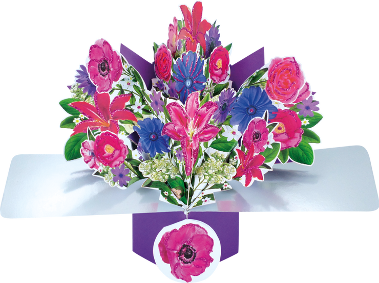 Pop Up Lilies Greeting Card