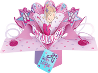 Pop Up Granddaughter Ballet Birthday Card