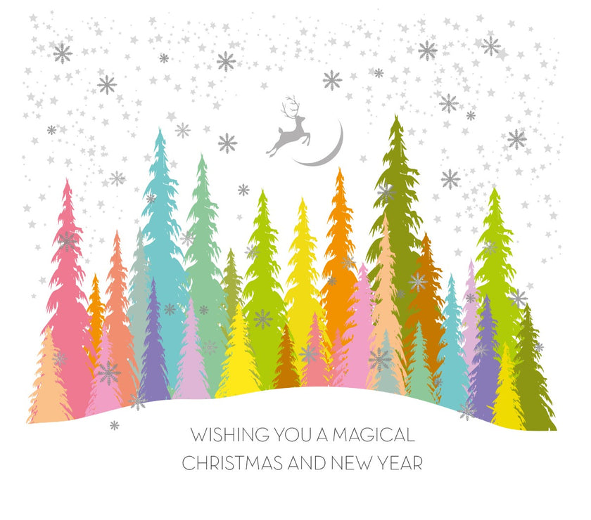 Pop Magical Forest Christmas Boxed Cards