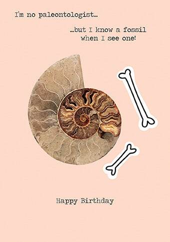 KK Fossil Birthday Card - House of Cards