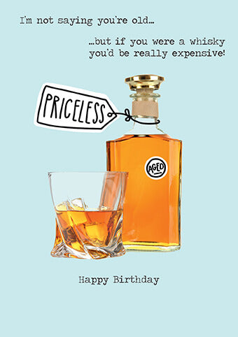KK Whiskey Birthday Card
