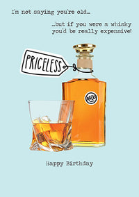 KK Whiskey Birthday Card