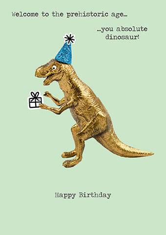 KK Dinosaur Birthday Card - House of Cards