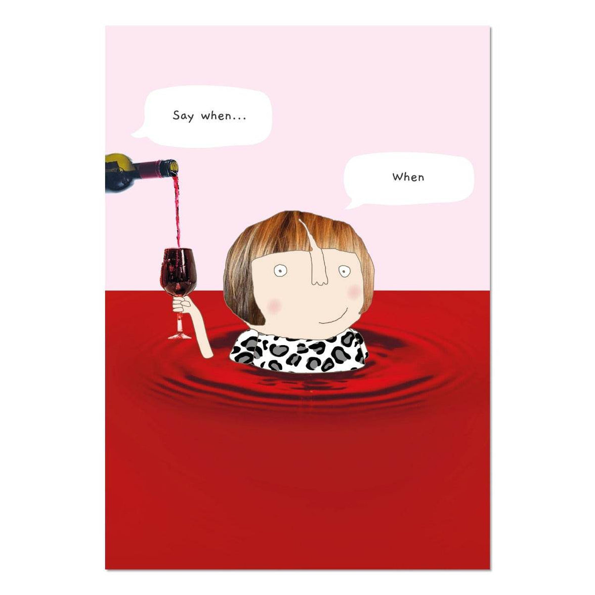 Say When A4 Art Print - House of Cards