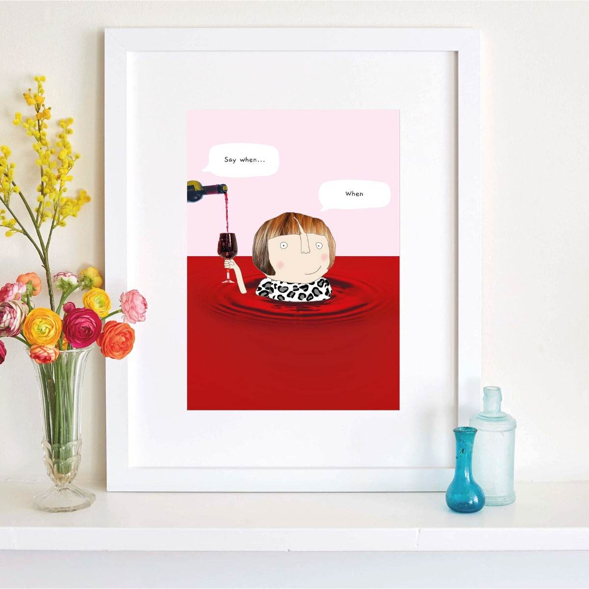 Say When A4 Art Print - House of Cards