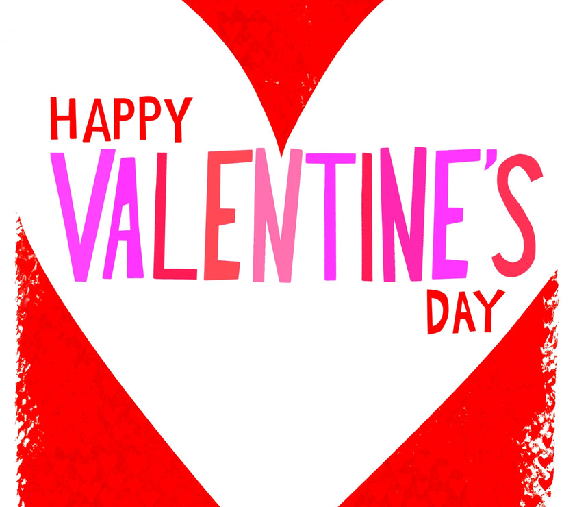 Giant Heart Happy Valentines Day Card
