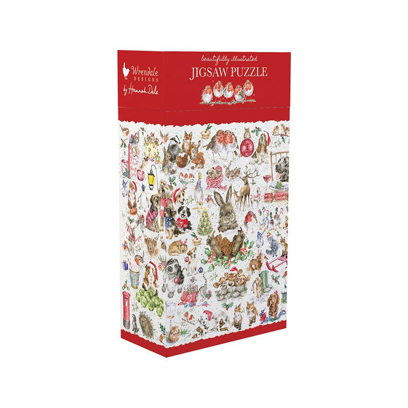 Country Set Christmas Jigsaw Puzzle