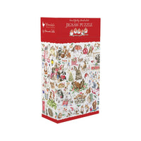 Country Set Christmas Jigsaw Puzzle