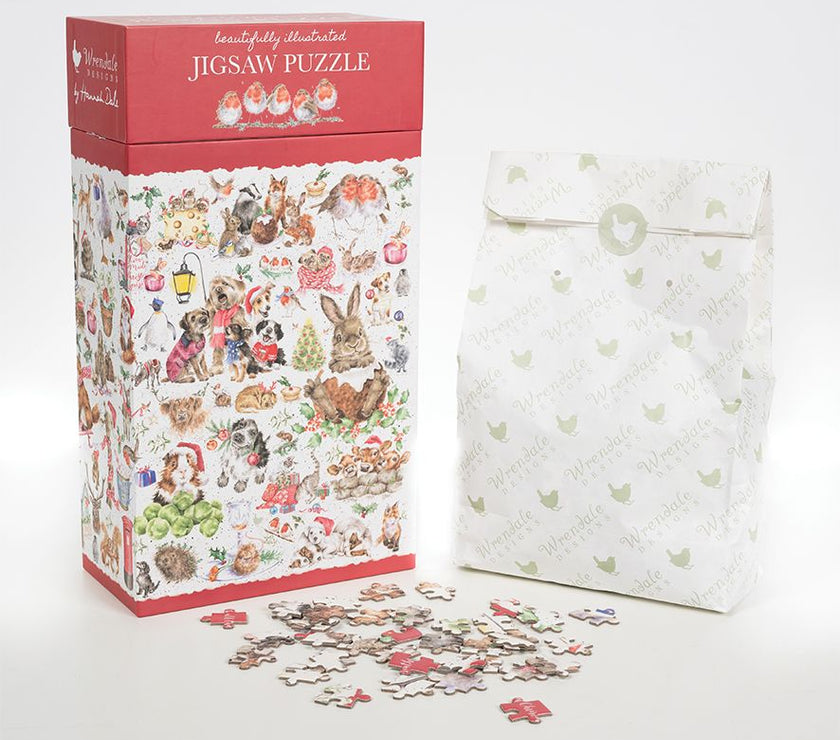 Country Set Christmas Jigsaw Puzzle