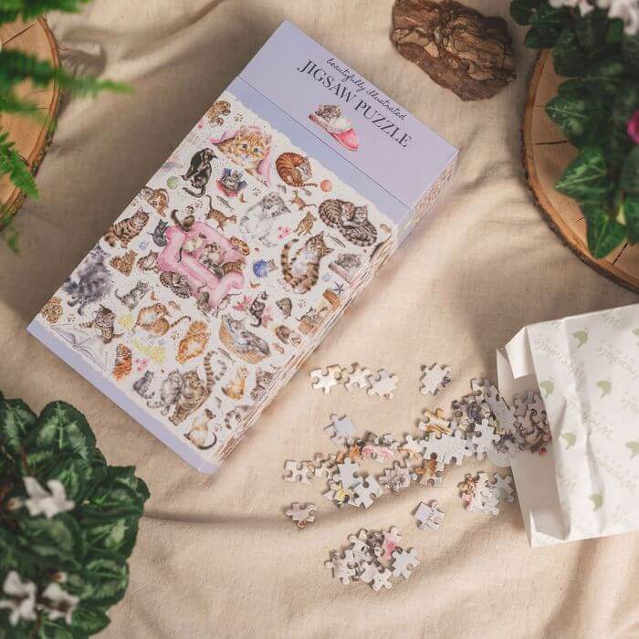 Cats Jigsaw Puzzle - House of Cards