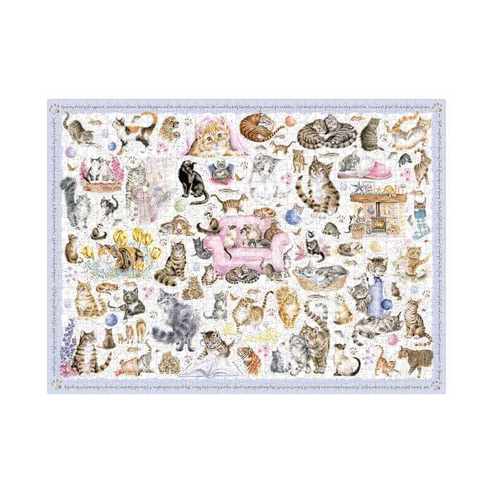 Cats Jigsaw Puzzle - House of Cards