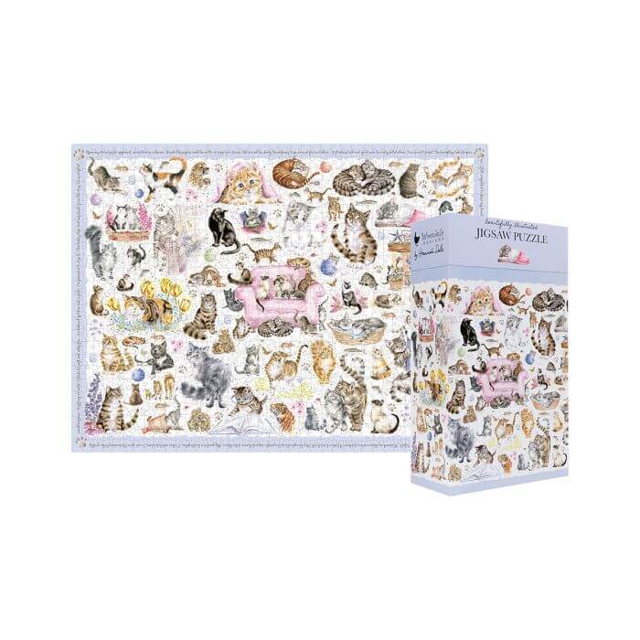 Cats Jigsaw Puzzle - House of Cards