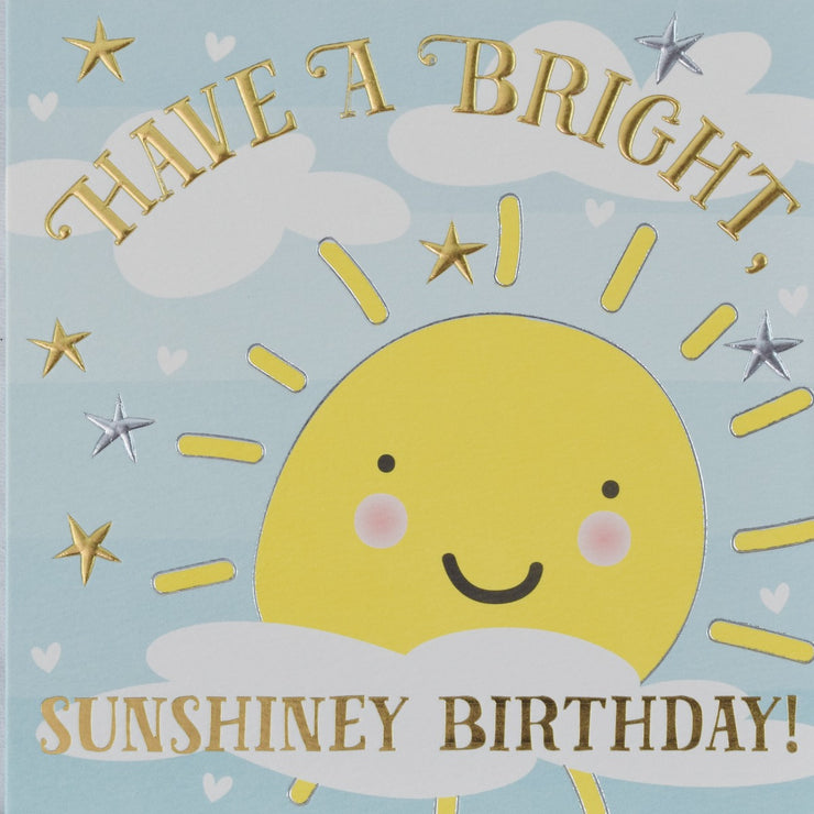 Sunshiney Birthday Card