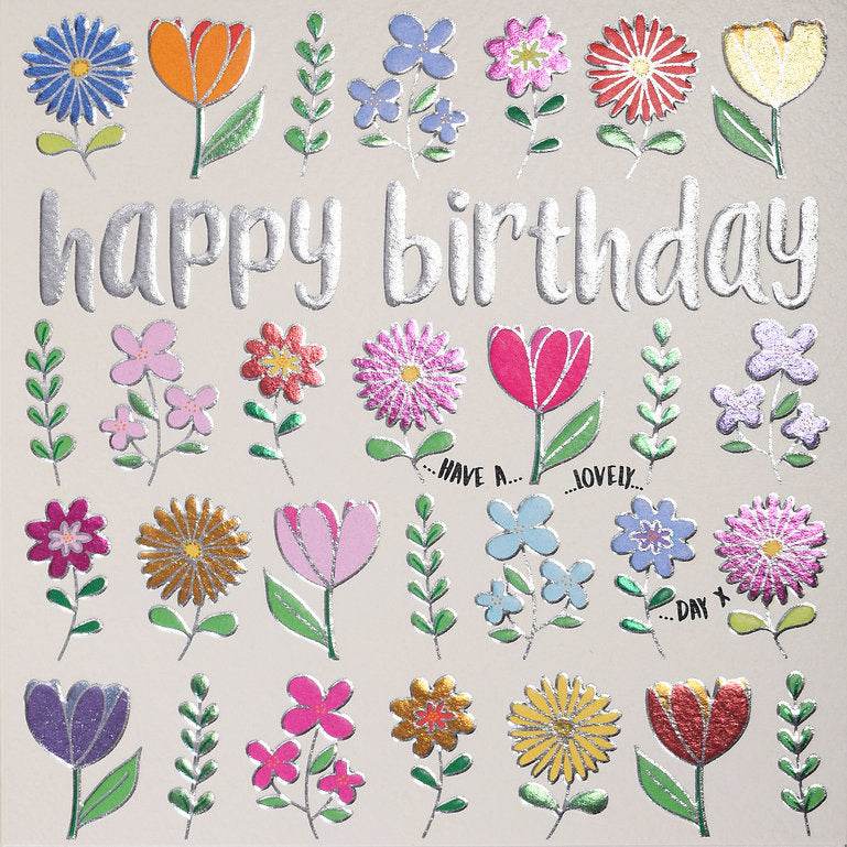 QuicksilverFlowers Happy Birthday Card - House of Cards