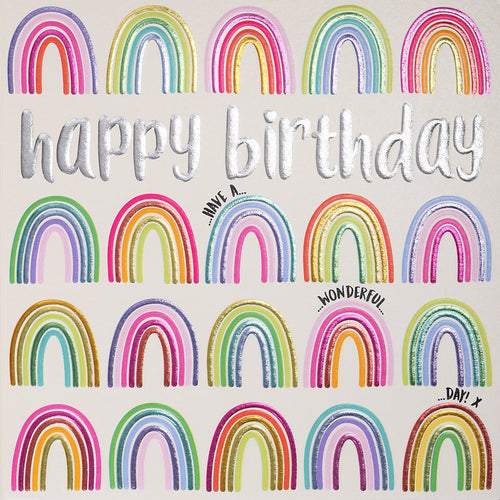Quicksilver Rainbows Birthday Card