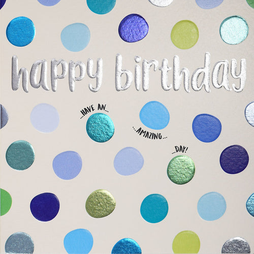 Quicksilver Spots Birthday Card