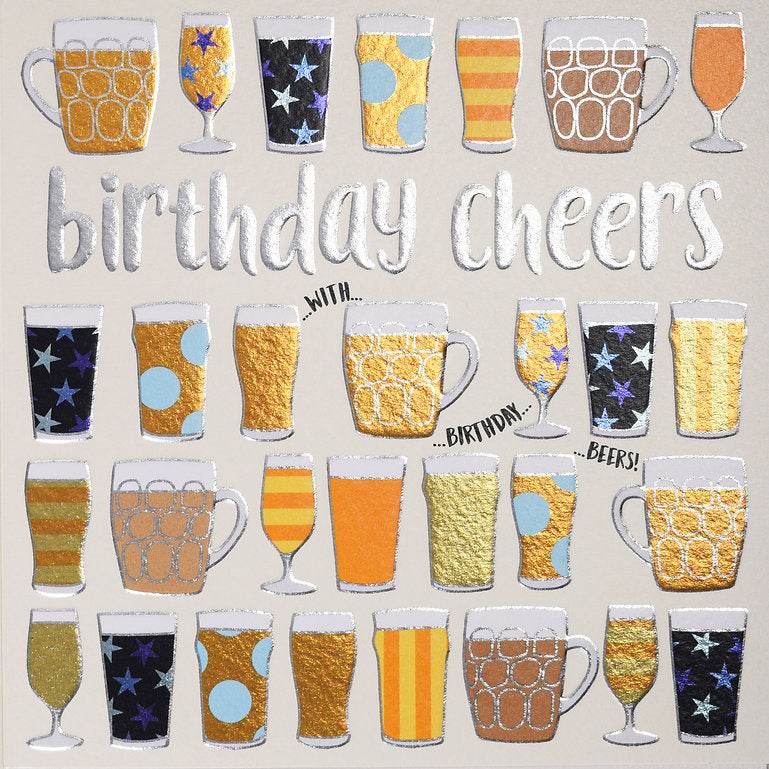 Quicksilver Cheers Birthday Card - House of Cards