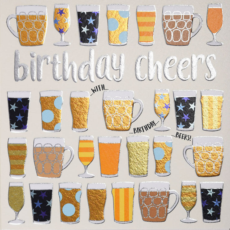 Quicksilver Cheers Birthday Card