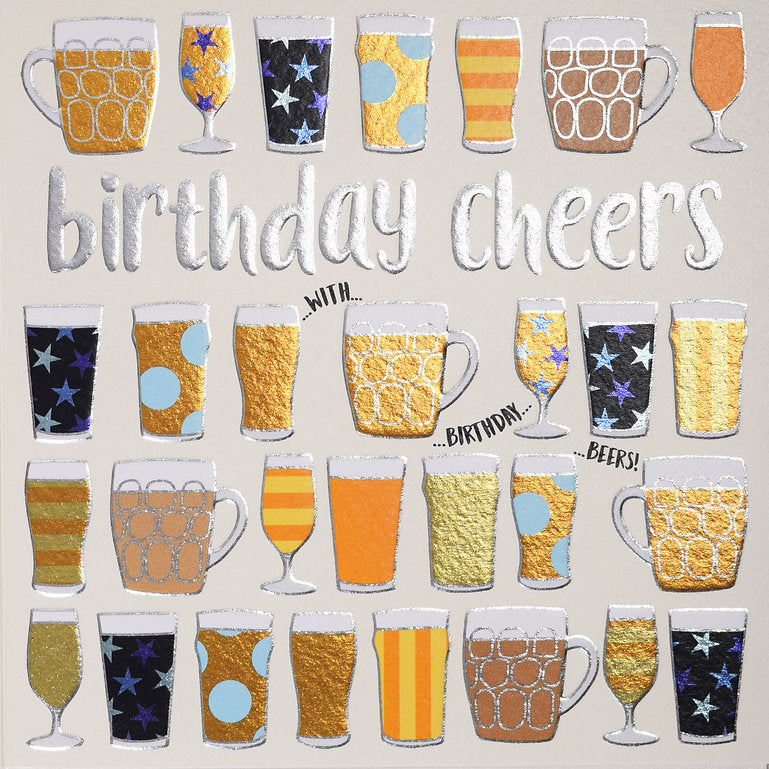 Quicksilver Cheers Birthday Card