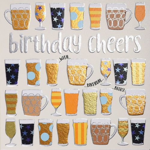Quicksilver Cheers Birthday Card