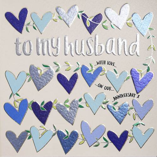 Quicksilver Husband Anniversary Greeting Card - House of Cards