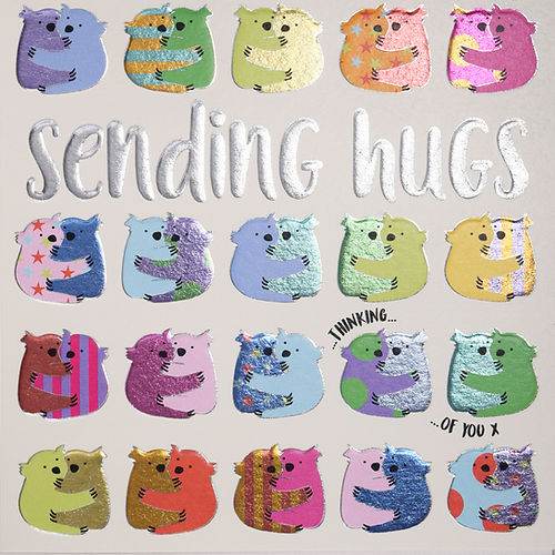 Quicksilver Koala Bear Hugs Greeting Card - House of Cards