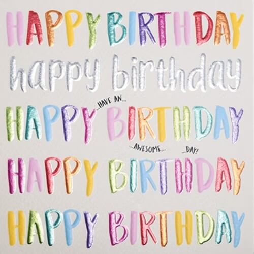 Happy Birthday Card