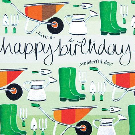 Gardening Birthday Card - House of Cards