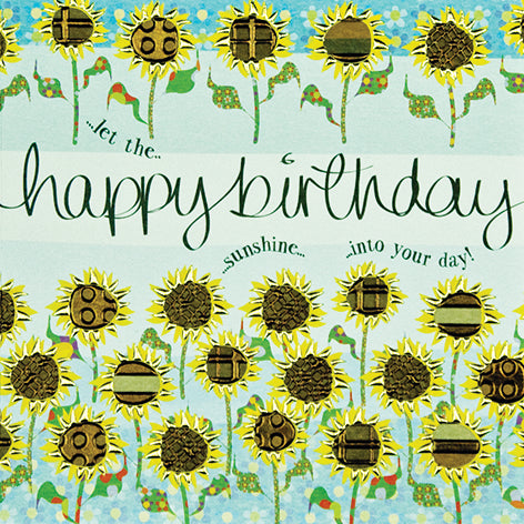 Sunflowers Birthday Card