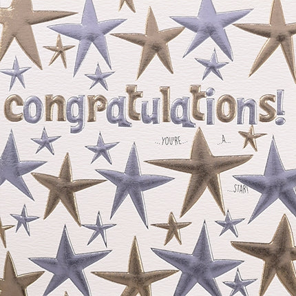 Stars Congratulations Card