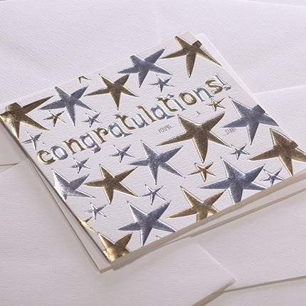 Stars Congratulations Card