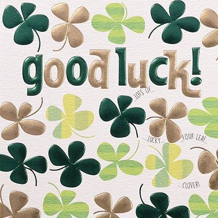 Good Luck Card - House of Cards