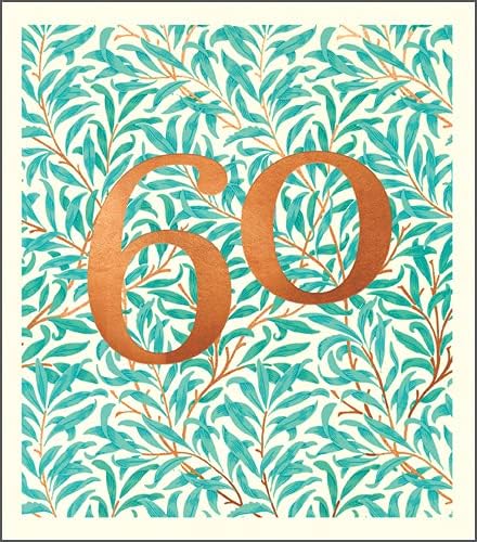 Wiliam Morris 60th Birthday Card