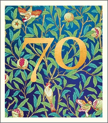 Wiliam Morris 70th Birthday Card