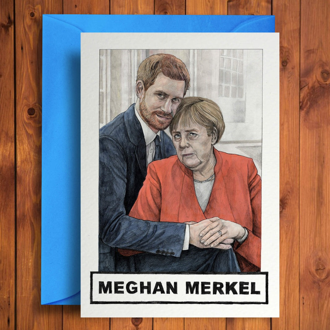 Meghan Merkel Birthday Card