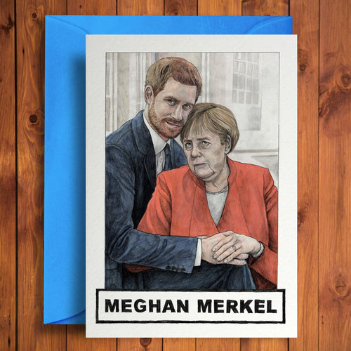 Meghan Merkel Birthday Card