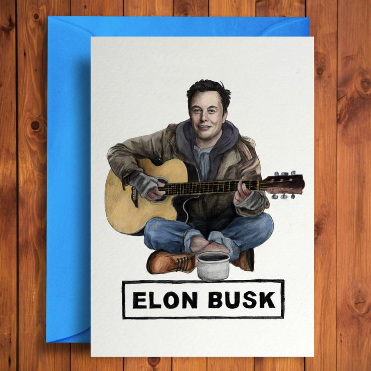 Elon Busk Birthday Card
