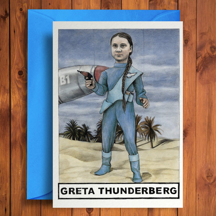 Greta Thunderberg Birthday Card