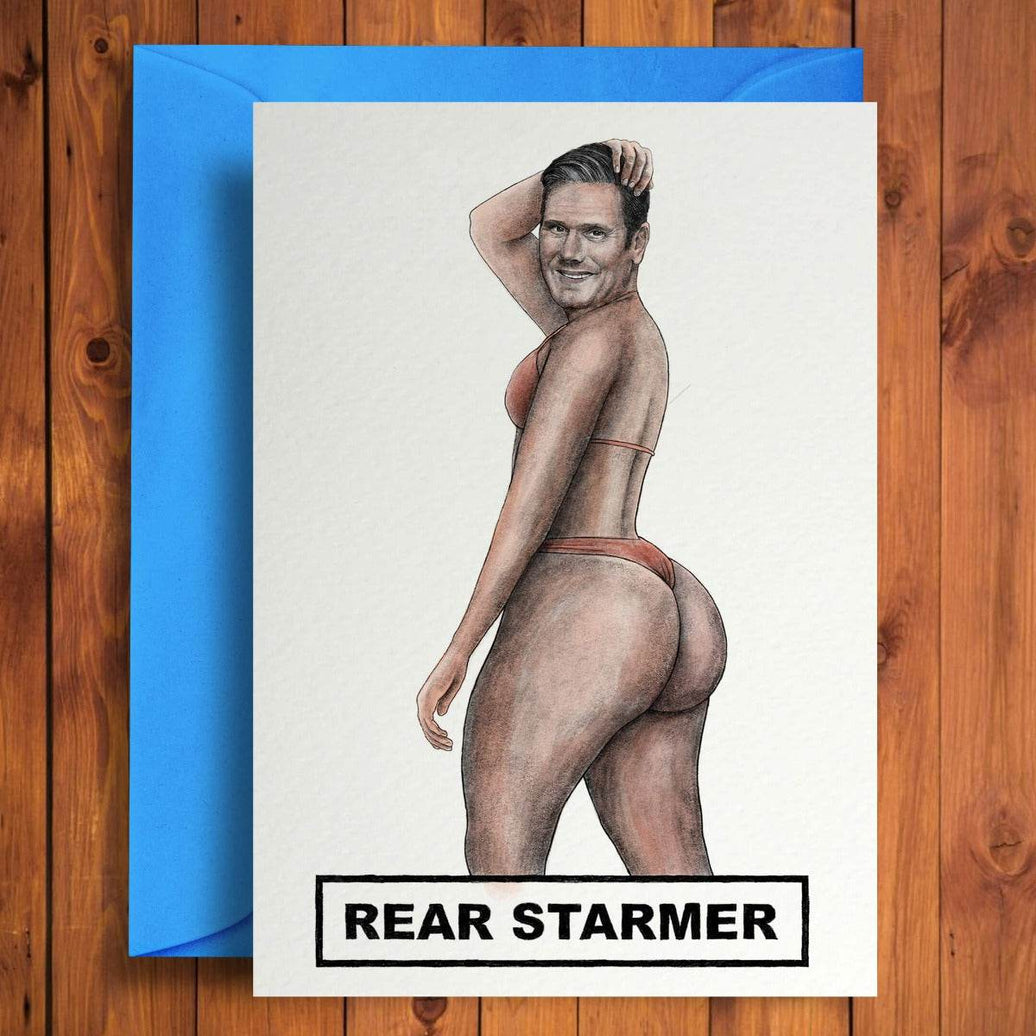 Rear Starmer Birthday Card - House of Cards