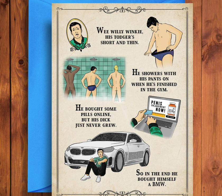 Wee Willy Winkie Birthday Card
