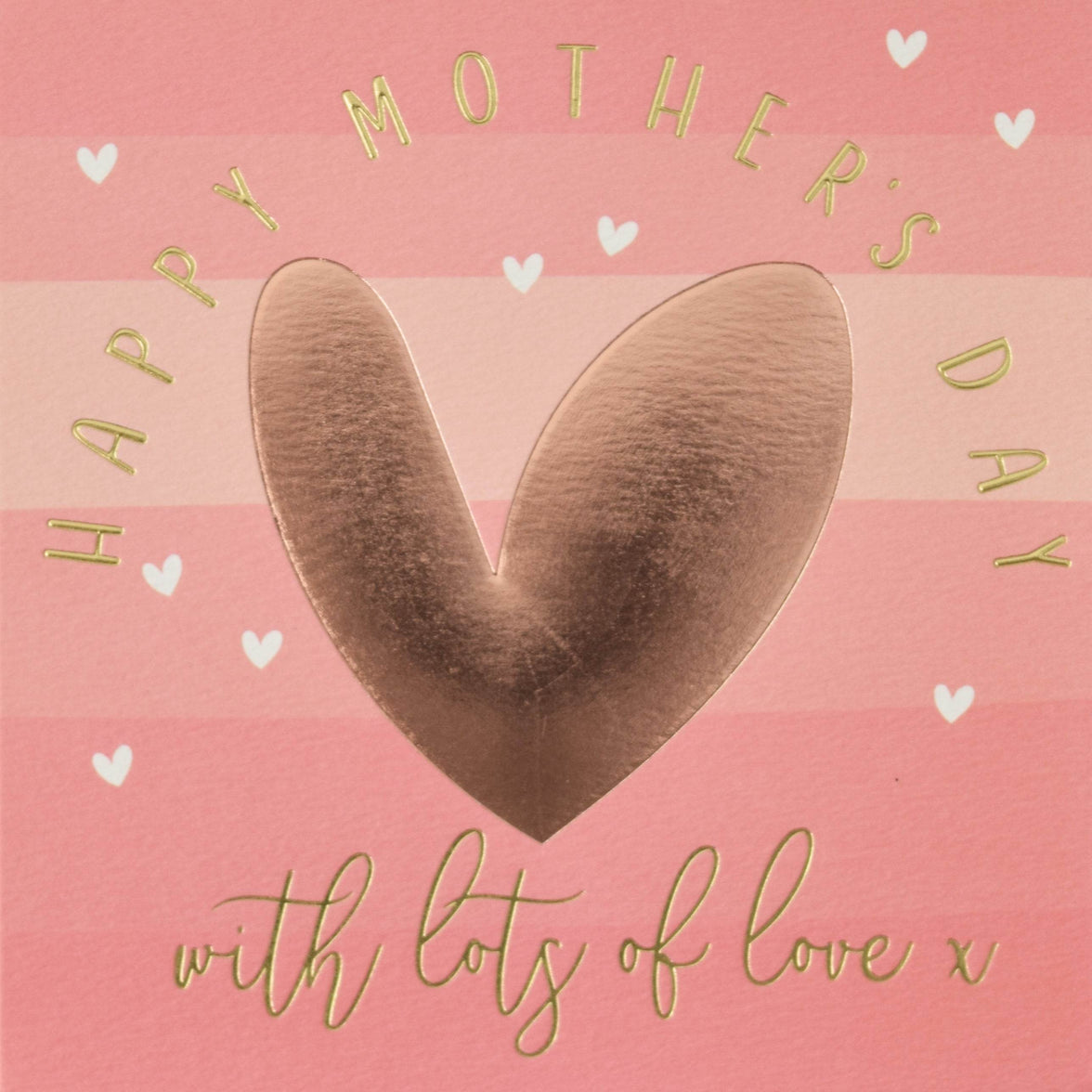 Quicksilver Gold Heart Mothers Day Card - House of Cards