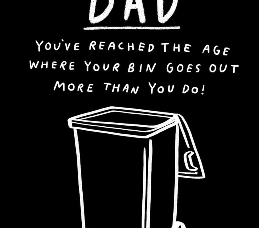 Bin Dad Birthday Card