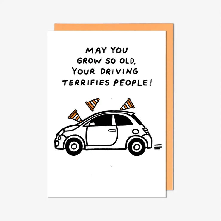 Driving Birthday Card