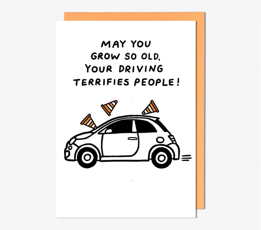Driving Birthday Card