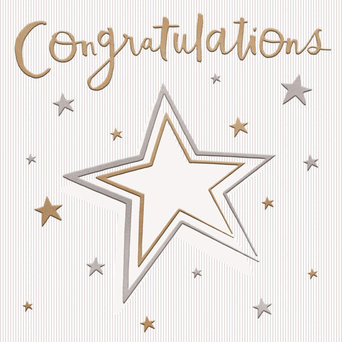 Stars Congratulations Card
